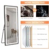 Kumasinova 65"/64" Mirror Full Length with LED Lights,Standing Floor Mirror with 3 Color Temperatures,Full Length Mirror for Bedroom&Living Room,Black - 4 of 4