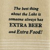 Park Designs Extra Beer Embroidered Dishtowel Set of 2 - 2 of 3