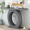 NicBex Stylish Console Table with Unique-Shaped Base,Entryway Table with Simple Silhouette,Foyer Tables for Entryway,Hallway,Living Room - 2 of 4