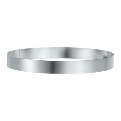 Unique Bargains Stainless Steel Seamless Nonstick Mirror Coating Round Cake Ring