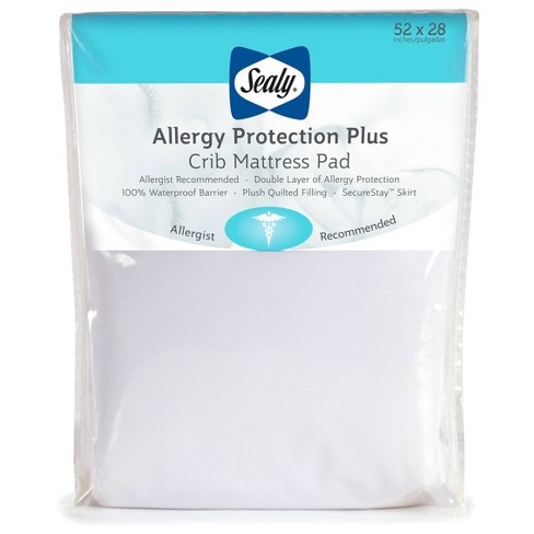 Sealy Cozy Dreams Waterproof Quilted Fitted Crib & Toddler Mattress Pad :  Target