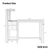 Computer Desk Modern with USB Ports and LED Shelf for Home Office 48in Wide-3irtyhousy - 4 of 4