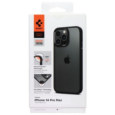 Spigen Crystal Hybrid Series Case for Apple iPhone 14 Pro Max - Black / Clear