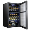Schmecke 19.4 in. 33 Bottle Dual Zone Compressor Freestanding Wine and Beverage Cooler - 2 of 4