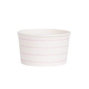 Daydream Society - Lilac Frenchie Striped Treat Cups - Pack of 8 Paper Treat Cups - 1 of 3