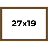 PosterPalooza | Flat Gold Picture Frame - UV Acrylic, Backing Board, Hanging Hardware Included - 2 of 4