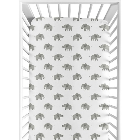 Sweet jojo hotsell elephant crib bedding