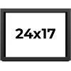 PosterPalooza | Shadow Box 1.5" Depth Black Picture Frame - UV Acrylic, Backing Board, Hanging Hardware - 2 of 4