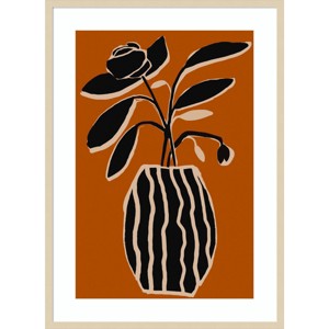 Amanti Art Ochre Still Life No 5 by Treechild Wood Framed Wall Art Print - 1 of 4