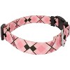 Country Brook Petz Deluxe Pink and Brown Argyle Dog Collar - Made in The U.S.A. - image 3 of 4