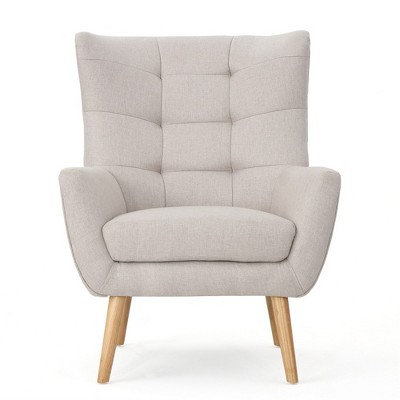 Modern Club Chair, Upholstered Soft Curved Backrest Seat, Cushioned Armchair, Ergonomic Accent Chair For Living Rooms