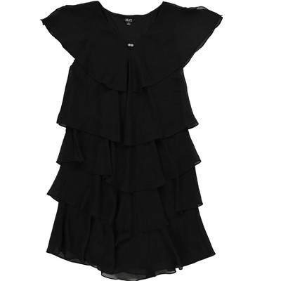 S.L. Fashions Womens Layered A-line Dress