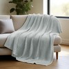 Peace Nest 50"x60" Chunky Knit Throw Blanket Warm Comfort Woven Blanket - 2 of 4