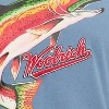 Adult Rainbow Trout Graphic Print Short Sleeve Crewneck T-Shirt - Woolrich x Target Blue - 4 of 4