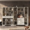 FUFU&GAGA Multifunctional Modular Storage Cabinet Bookcase Display Cabinet with Adjustable Shelving, Drawers & Safety Features - 3 of 4