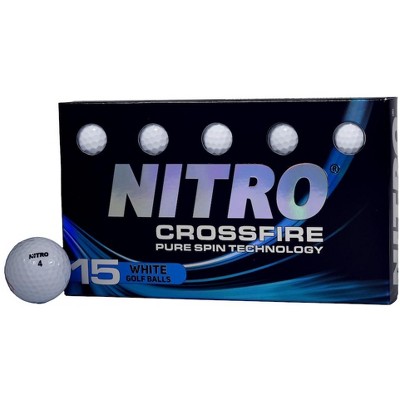 Nitro Crossfire Glossy Golf Balls [15-Ball]