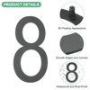Unique Bargains 304 Stainless Steel Durable Waterproof Rustproof House Numbers 1 Pc - 2 of 4