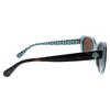 Kate Spade KS AUGUSTA/G/S 2NL Womens Square Polarized Sunglasses Havana Pattern Green 54mm - 3 of 3