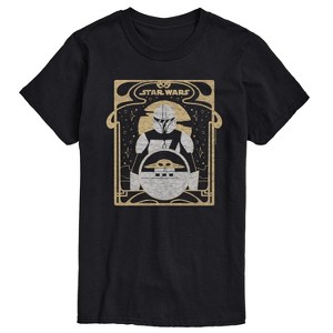 Men's - Star Wars - The Mandalorian Mando Celestial Short Sleeve Graphic T-Shirt - 1 of 4