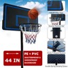 SKONYON Adjustable Portable Basketball Hoop System with 44 Inch Backboard - 4 of 4