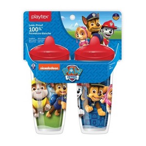 Playtex Baby – Sipsters Stage 3 Insulated Straw Cups, 9 oz, 2-Pack, Paw Patrol, Blue Themed, Spill-Proof & Leak-Proof, BPA-Free - 1 of 1