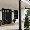 Hunter Fans 17.9" Skyflow Outdoor Wall Light Matte Black - 4 of 4