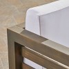 Oana Acacia Wood Club Chair - Gray/White - Christopher Knight Home - 4 of 4