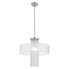 Livex Lighting Bella Vista 1 - Light Chandelier in  Brushed Nickel - image 4 of 4