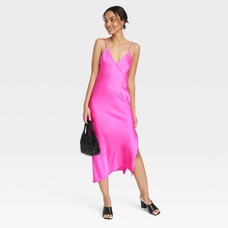 Women's Midi Slip Dress - A New Day™, 4 of 11