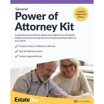 General Power of Attorney Kit - (2021 Edition) by  Estatebee (Paperback)