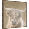 Amanti Art Soulful Bull by Patricia Pinto Canvas Wall Art Print Framed 22 x 22-in. - 3 of 4