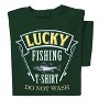 Collections Etc Lucky Fishing  T-Shirt Do Not Wash Funny Graphic Shirt - 4 of 4