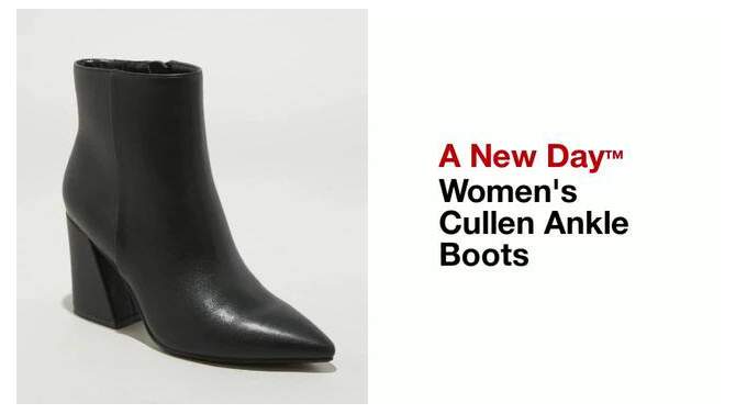 Women's Cullen Ankle Boots - A New Day™, 2 of 11, play video