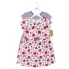 Touched by Nature Baby and Toddler Girl Organic Cotton Short-Sleeve Dresses 2pk, Garden Floral - image 2 of 2