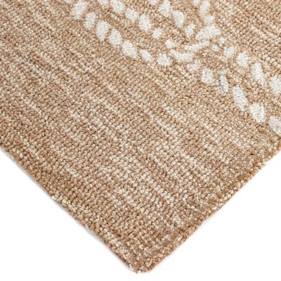 Coastal Charm Hand-Tufted Black and Beige Indoor/Outdoor Rug