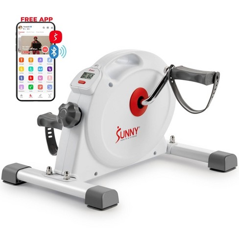 Sunny Health Fitness Under Desk Smart Mini Pedal Exerciser Dual Function Cycle Exercise Bike White Target