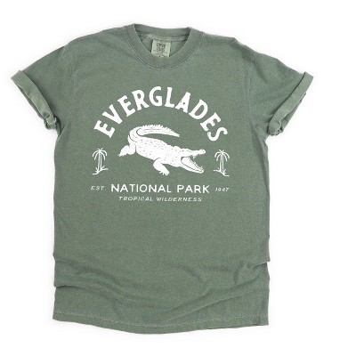 Simply Sage Market Women's Vintage Everglades National Park Short Sleeve Garment Dyed Tee