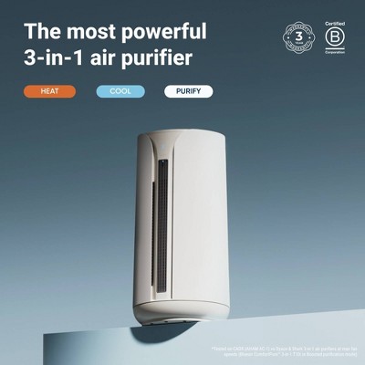 ComfortPure Gray and White 3-in-1 HEPA Air Purifier with Wi-Fi