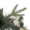 Northlight Pre-Lit LED Mixed Pine and Berries B/O Christmas Wreath - 16" - Warm White Lights - 3 of 4