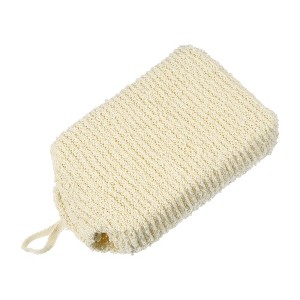 Unique Bargains Sponge Brush for Bathroom 6.69"x3.74"x1.73" Beige 1 Pc - 1 of 4