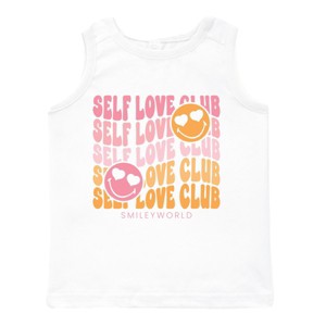 The Juniper Shop SmileyWorld Self Love Club Wave Toddler Tank - 1 of 4