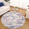 Machine Washable Moroccan Geometric Floor Mat - 2 of 4