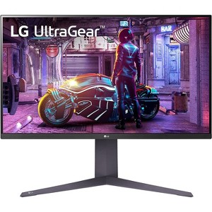 LG 32" UltraGear UHD 4K 1ms 144Hz HDR 10 Gaming Monitor with HDMI 2.1 (32GQ750-B) - 1 of 4