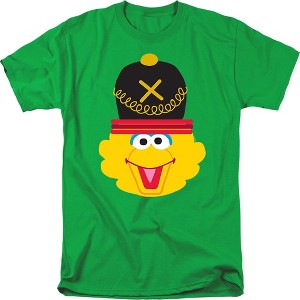 Men's Sesame Street Christmas Nutcracker Big Bird T-Shirt - 1 of 4