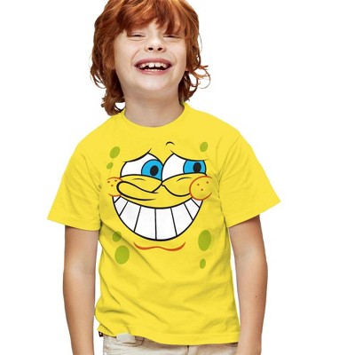 Boys' Short Sleeve Spongebob Guilty Face T-Shirt