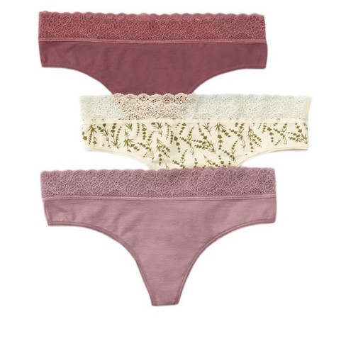 Leonisa 2-pack Sheer Lace Cheeky Panties - Multicolored M : Target