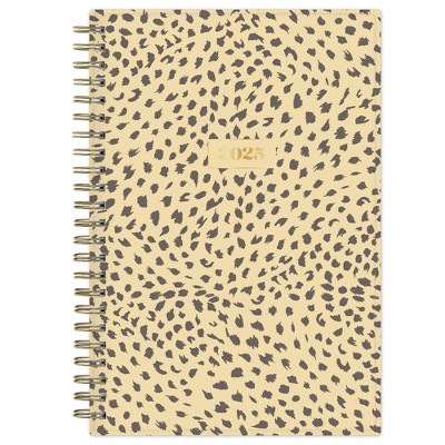 The Everygirl Planner 2025 Weekly/Monthly Planner 8.15"x5.91" Wirebound Pebble Path Tan: Adult Stationery, Tabs, Beige