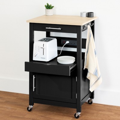 Best Choice Products Rolling Kitchen Island Cart, Single Door Cabinet w/ Drawer, Sliding Tray, Outlet