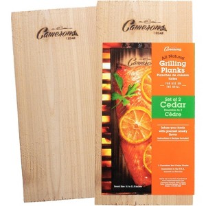 Grilling Planks - 2 Pack Cedar - Premium 5.5 x 11.5 Western Cedar for Barbecue Salmon  Seafood  Steak  Burgers  Pork Chops  Vegetables and More! - 1 of 4