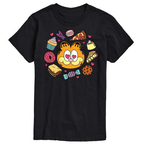 Men's - Garfield - Garfield Hearts Food Short Sleeve Graphic T-Shirt - image 1 of 4